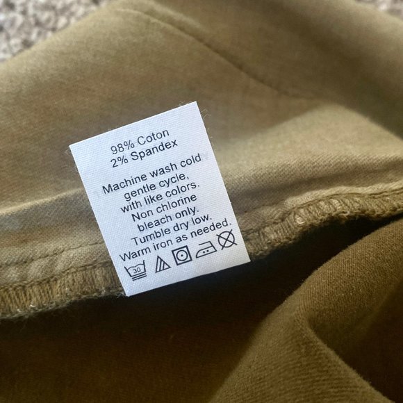 J. Crew Andie Chino Pants in Olive Moss - Picture 9 of 13